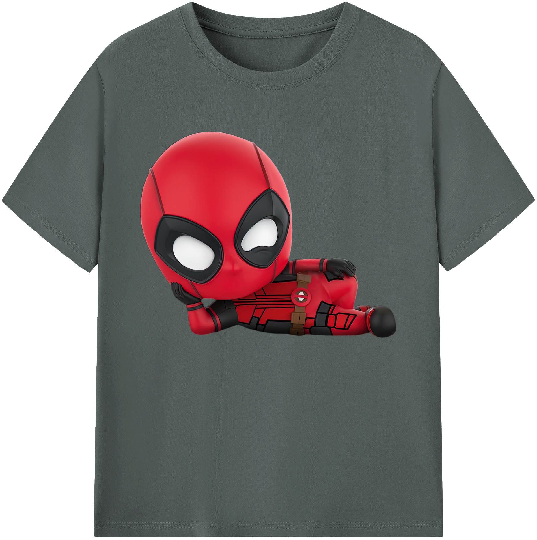 （画像用） Deadpool デッドプール 綿100％ メンズ半袖Tシャツ｜肌触りやわらか＆通気性